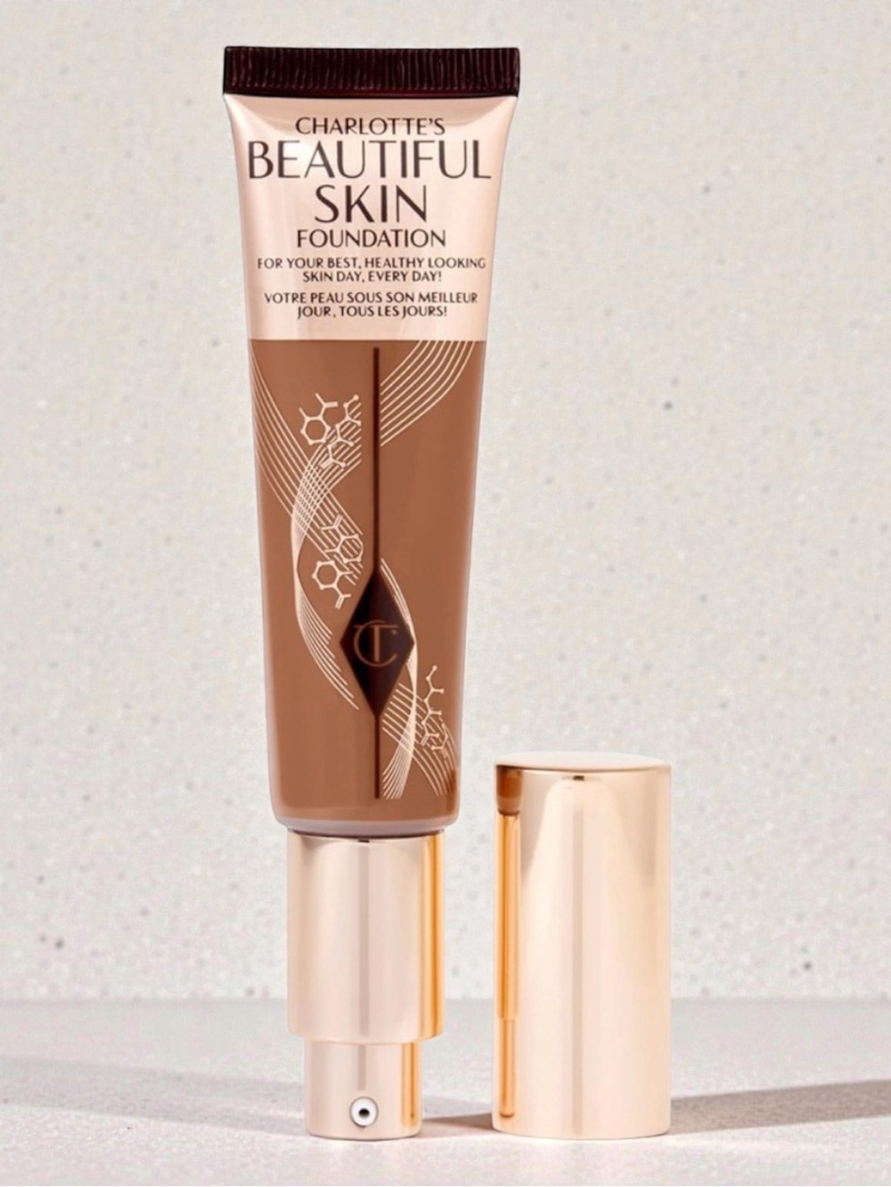 Charlotte Tilbury Beautiful Skin Medium Coverage Foundation- 14 Cool Froid NIB
